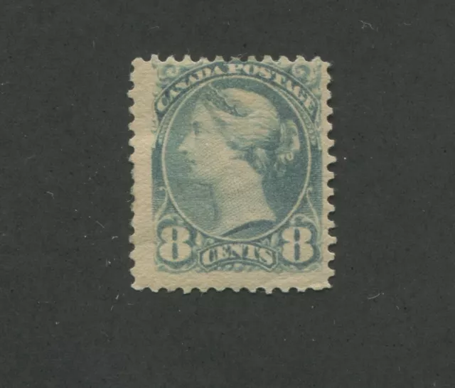 Queen Victoria 1893 Canada 8c Blue Stamp #44 a Scott Value $425