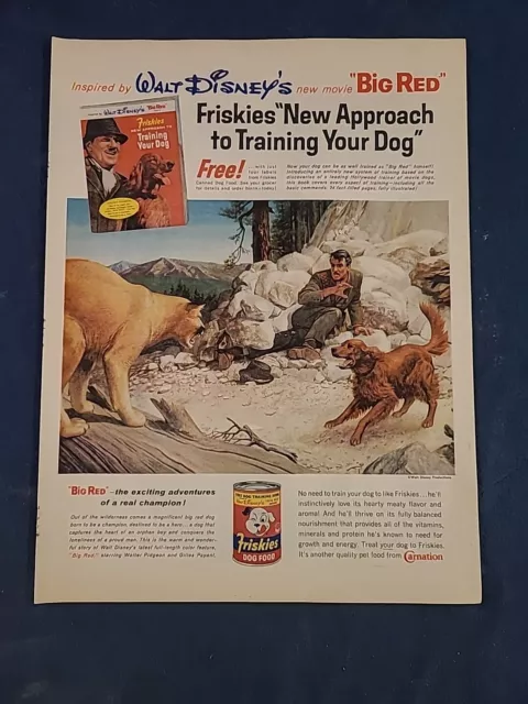 Friskies Dog Food Vintage 1962 Ad