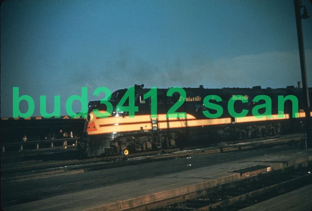 L&N Louisville & Nashville E6 #756 at Cincinatti OH 1952 DUPLICATE Slide!
