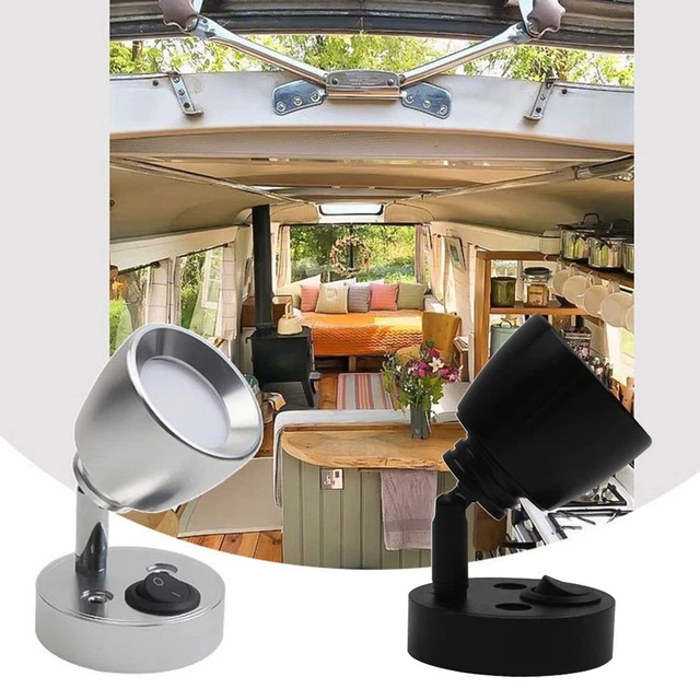 Autocaravana de luz práctica de larga duración DC12V para autocaravana interruptor de luz