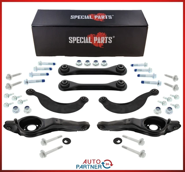 2x Federaufnahme + 4x Querlenker + 2x Koppelstange Für Hinterachse – Kompatibel Mit Mazda5 CR19 CW – OE-Qualität 2x Federaufnahme + 4x Querlenker + 2x Koppelstange Für Hinterachse – Kompatibel Mit Mazda5 CR19 CW – OE-Qualität