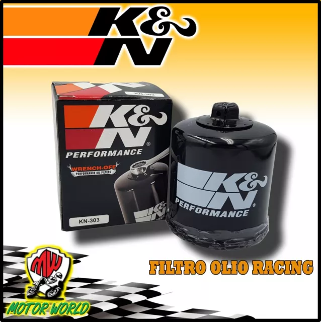 Filtre à Huile Racing Sportif K&N KN-303 Kawasaki ZZR Performance 1400 2011 2012