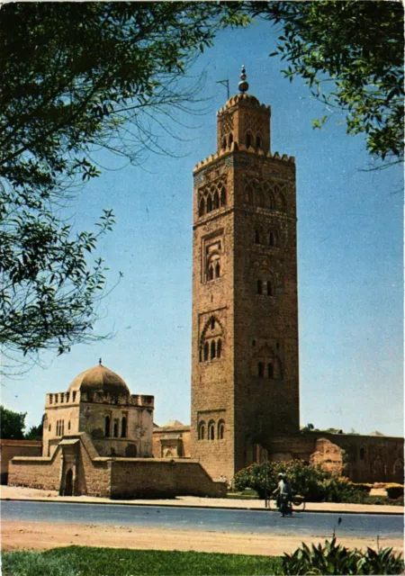 CPM Marrakesh- La Mosquee de la Koutoubia et le Marabout MAROC (880504)