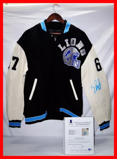 Eddie Murphy Signed Axel Foley Beverly Hills Cop Detroit Lions Coat Beckett PSA