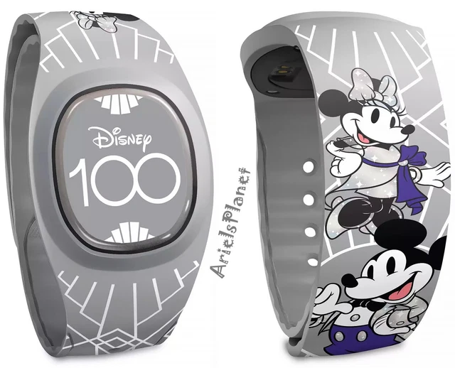 WALT DISNEY WORLD Parks Cinderella Castle & Mickey Mouse MagicBand Plus