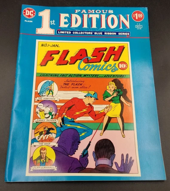 Famous First Edition Flash Blue Ribbon Series F-8 Dc Comics 1975