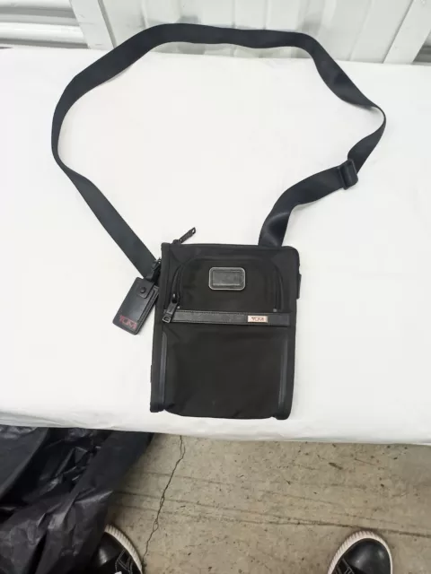 TUMI ALPHA 3 Black Pocket Bag Small Ballistic Nylon 117345-1041 / 2203110D3