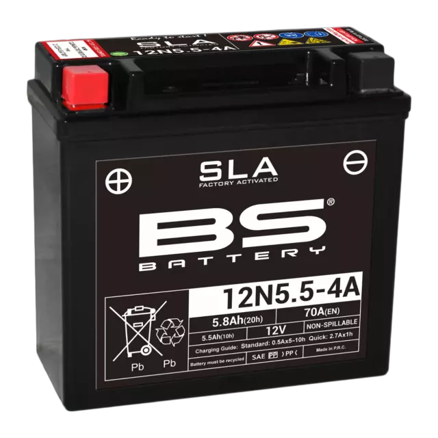 BS SLA Batterie 12N5.5-4A wartungsfrei SS (super sealed)