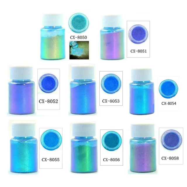 Farbwechsel Glitter Epoxidharz   Pigment Pulver Farbstoff DIY Schmuck