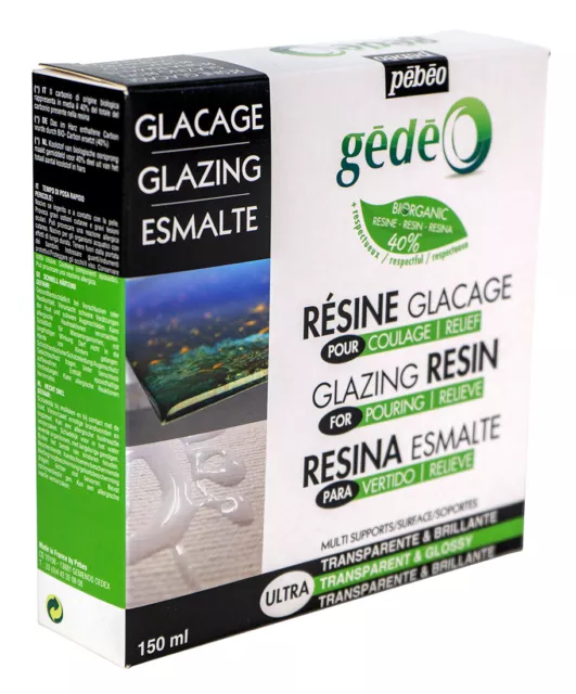 Pebeo Gedeo Bio Organic Based Glazing Resin Kits 150ml or 300ml
