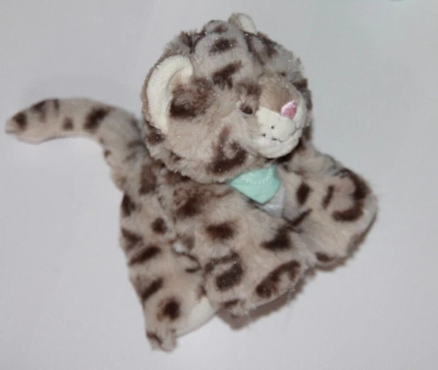 DOUDOU Peluche KALOO LEOPARD PANTHERE COOKIE  MARRON petit modèle 12 cm
