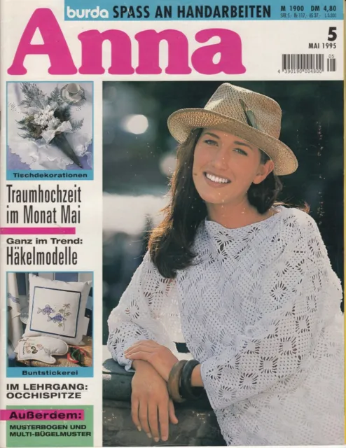 Handarbeitszeitschrift „Anna“ – Spass an Handarbeiten – 5/1995
