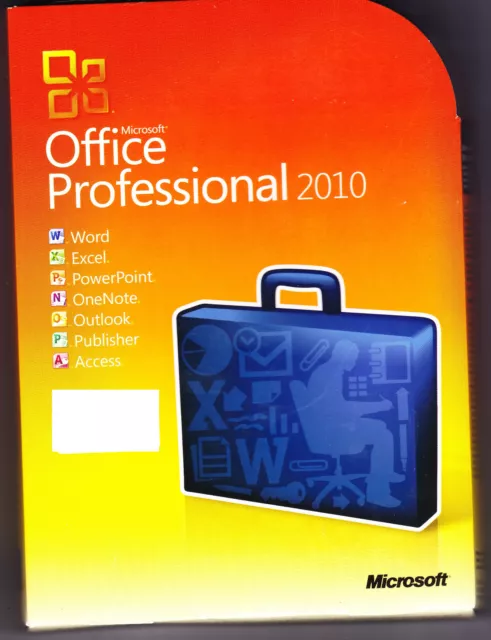 Microsoft Office 2010 Professional - PKC - mit Access, Word, Excel, Publisher