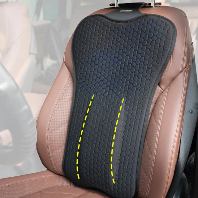 Universal Gel Lumbar Back Support Cushion Car Seat Chair Lower Back Waist Pillow