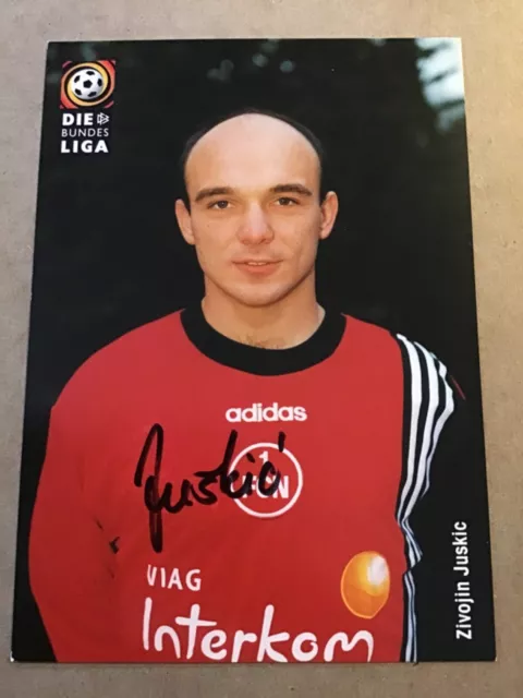 Zivojin Juskic, Serbia 🇷🇸 1.FC Nürnberg 1998/99 hand signed