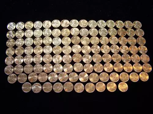 1959-2023 Complete Uncirculated Lincoln Cent Set - 140 P,D+S* Mint BU Pennies