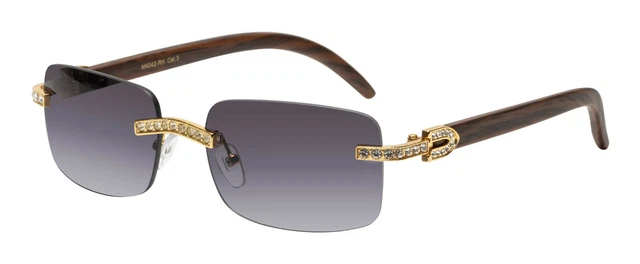 Cartier - Occhiali Da Sole Cartier Panthere Mel Gold CT01190 Occhiali Montatura Quadrata Sunglasses - Foto 6
