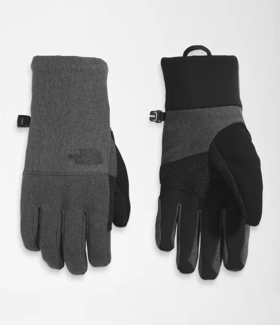 The North Face TNF Womens Apex Etip Gloves Size LARGE TNF Dark Grey MSRP $50.00