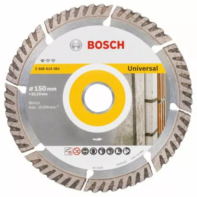 Bosch Disque à Tronçonner Diamanté Standard pour Universel, 150 X