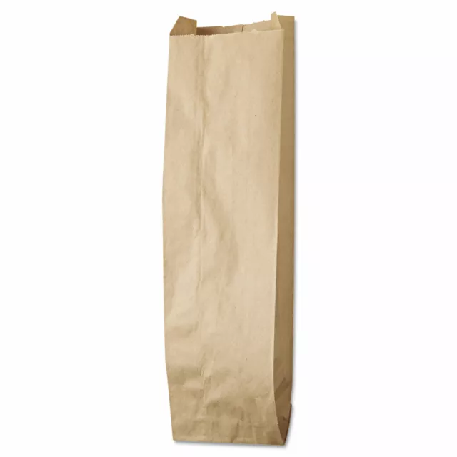 General Quart Paper Liquor Bag 35lb Kraft Standard 4 1/4 x 2 1/2 x 16 500 bags