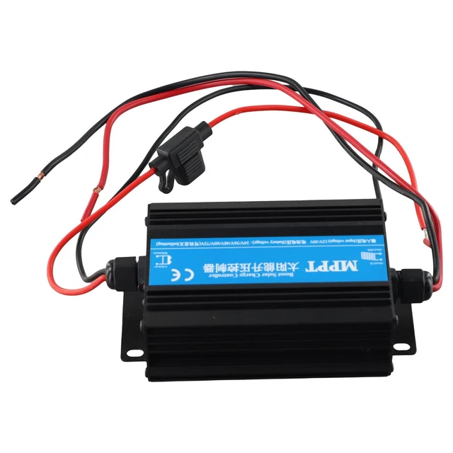 Controlador de carga solar con pantallas LED, carga MPPT, aumento eficiente