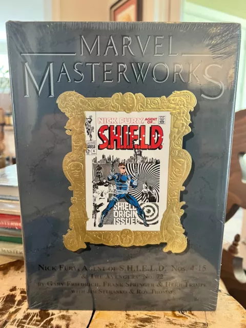 Marvel Masterworks Vol 171 Nick Fury, Agent SHIELD Vol 3 Variant HC- NEW! SEALED
