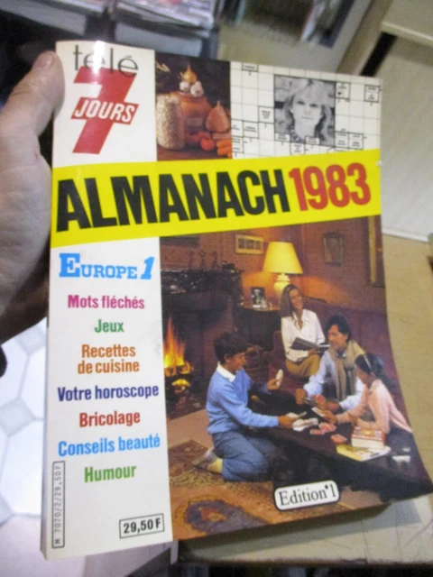Almanach Télé 7 Jours 1983 - État Correct - Vintage