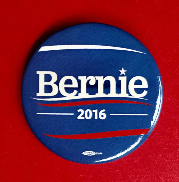 2016 Bernie Sanders Presidential Election Campaign Pinback 'Bernie 2016' 2-1/4"
