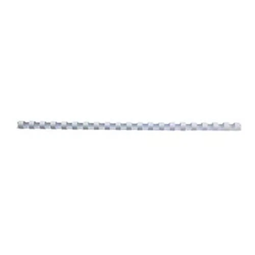 10MM GBC Highest Quality Plastic Binding Combs 100pk White Shiny Sturdy Spines