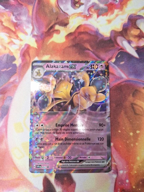 Carte Pokémon Alakazam Ex SVP050 Double Rare (RR) - Écarlate Et Violet ☆ Promo - Neuve Et Originale, Protégée