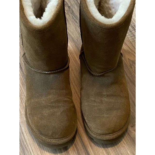 Bear Paw elle short leather boot with wool blend lining Size 9