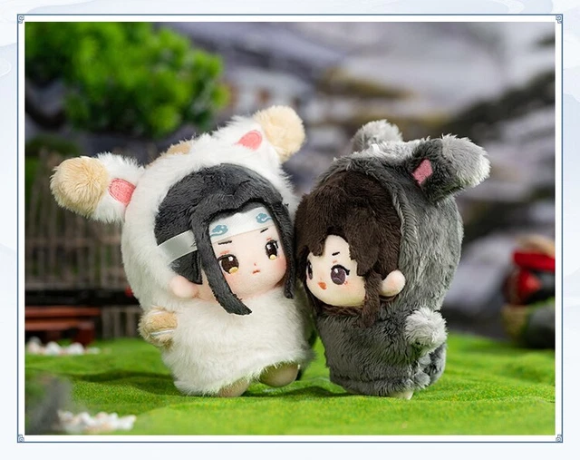 10cm Mo Dao Zu Shi Wei Wuxian Lan Wangji Plush Doll Pendant