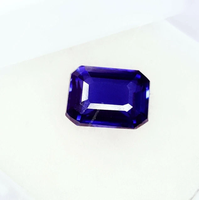 4.32 Carats Saphir Naturel Octogone à Facettes Pas Amélioré Libre Certifié Gemme