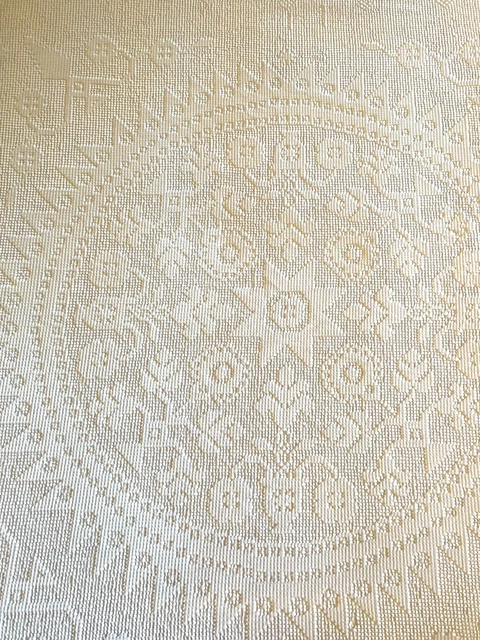 VNT  Morgan Jones Chenille Bedspread Floral Medallian Design G.Washinton? Full