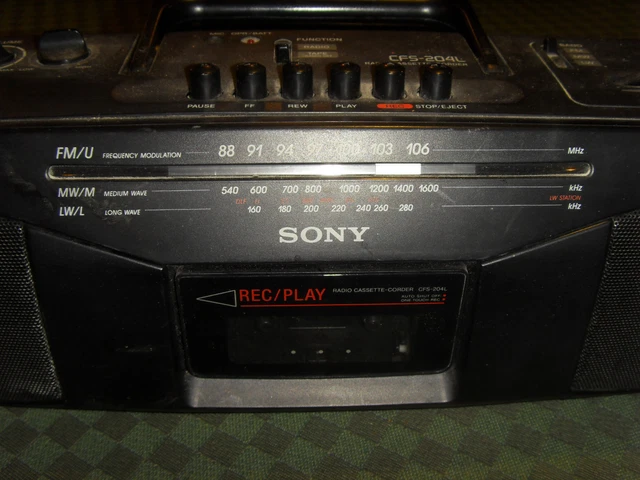 SONY CASSETTE-CORDER TCM-260 Vintage Lire Description