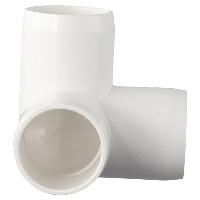 10Pcs White 1'' Pipe Connector  Corner Elbow Fittings  SCH40 PVC Pipe