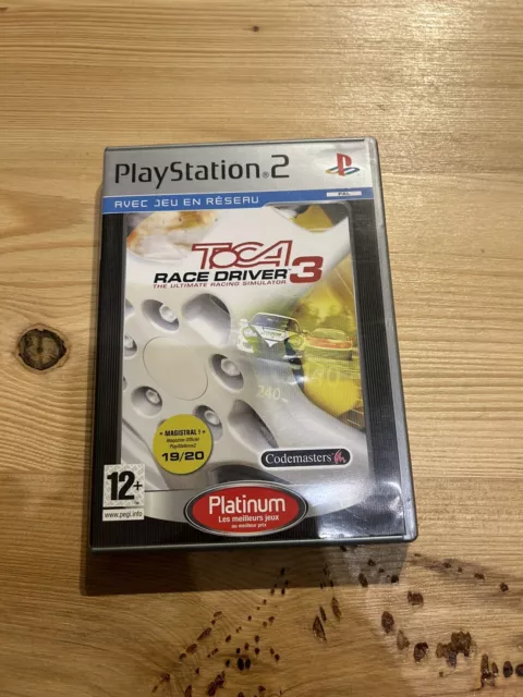 Jeu PS2 "ToCA Race Driver 3" complet en boîte (N°7028)