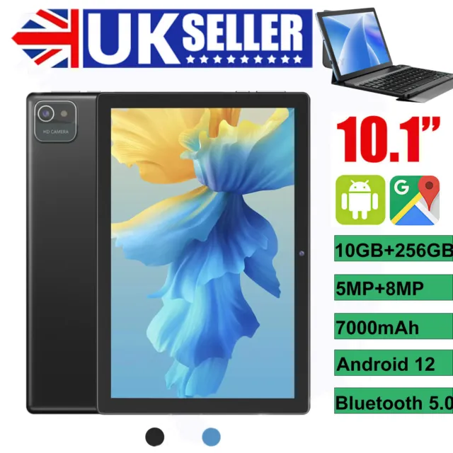 10.1 inch Ultra-thin Tablet PC 5G HD IPS Screen Dual Card Android 12 10G+256G PC