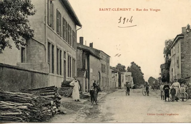 Postcard / Saint Clement Rue Des Vosges