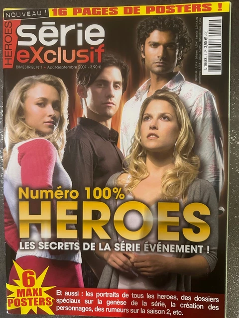 MAGAZINE S RIES EXCLUSIF N 1 100 Heroes Tous Les Secrets De La S rie magazine-s-ries-exclusif-n-1-100-heroes-tous-les-secrets-de-la-s-rie