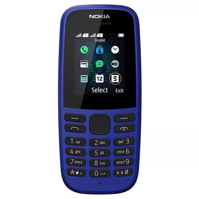 Nokia 105 blau, Dual SIM Handy, NEU und OVP ohne Simlock