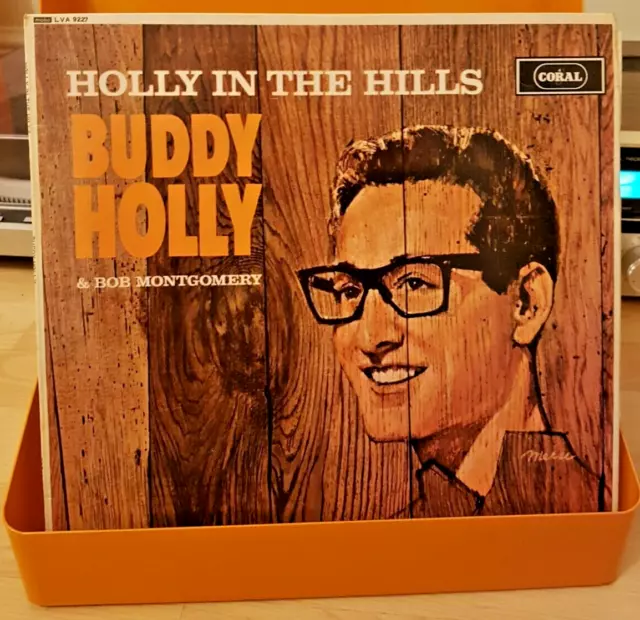 BUDDY HOLLY & BOB MONTGOMERY - HOLY IN THE HILLS 1st UK Press LP GREAT COPY