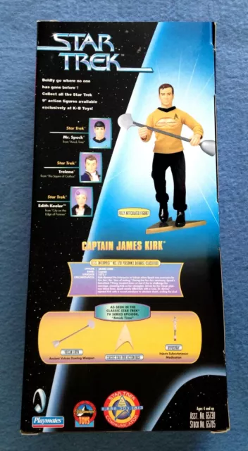 9 Inch Kirk Classic Star Trek Amok Time Playmates Exclusive Figure 2