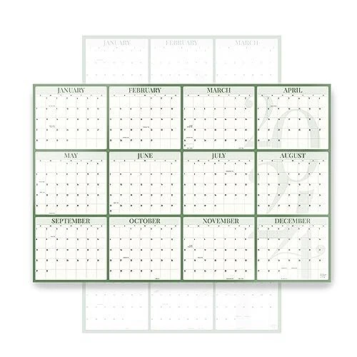 LARGE DRY ERASE Calendar for Wall 2024 Wall Calendar Dry Erase