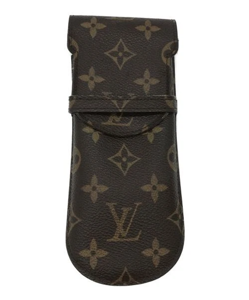 Authentic LOUIS VUITTON Monogram Etui Lunettes Glasses Case M62970