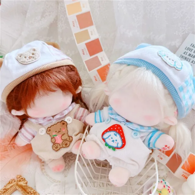 DIY Plush Doll's Clothing Handmade Toys Gift for 20cm Idol Doll Baby