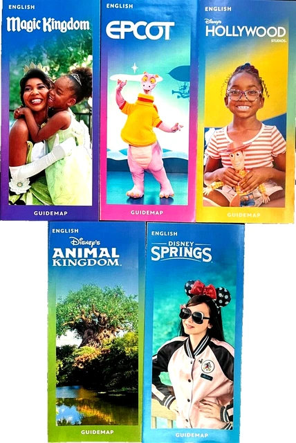 Theme Part Guide Map NEW 2022 WALT Disney World Theme Park Guide Map Animal Kingdom 11/6 ...