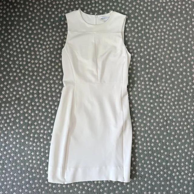 Diane Von Furstenberg Sleeveless White Dress