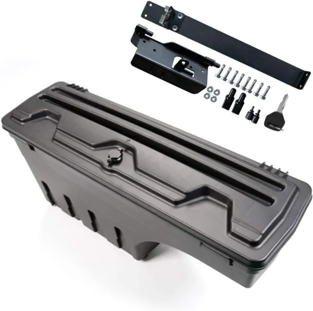 For Dodge 2002-2018 Ram Driver Side Lockable Storage Box Case Truck Bed Toolbox