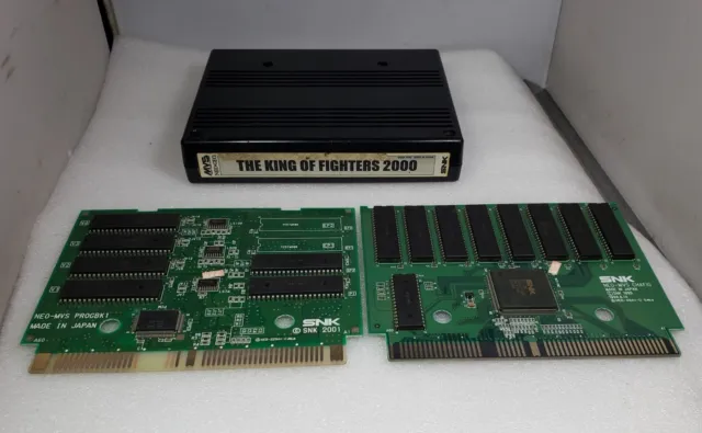 SNK Cart - The King of Fighters 2000 MVS Original Arcade Video Game Japan